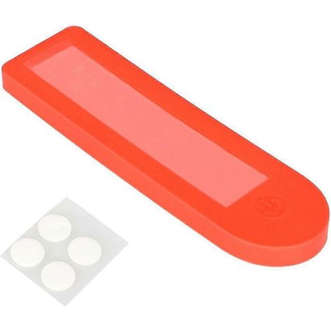 Protection d'écran en silicone pour trottinette électrique Xiaomi 4 Pro : boîtier étanche rouge pour écran et panneau. (1/5)
