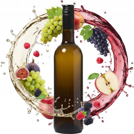 Bouteille en verre pour vin, 750 ml, avec bouchon, pour alcool de vin, huile d'olive, 0,75 L (1/5)