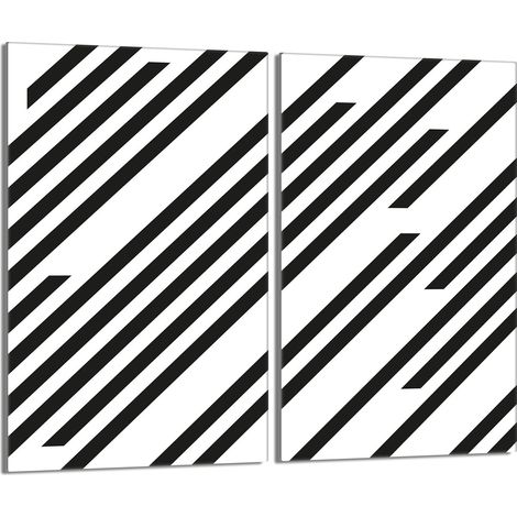 Piastra protettiva in vetro per stufa 2x30x52 strisce (1/5)