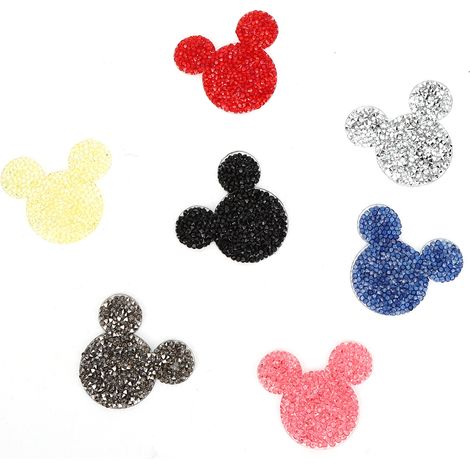Lot de 7 autocollants à motif souris pour décorer vêtements et téléphones. (1/5)