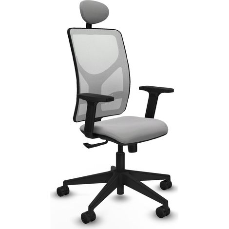 Chaise de bureau piqueras y crespo Motilla blanc maille ajustable (1/2)
