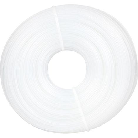 BelleRise - Fil de débroussailleuse – Nylon 2,4 mm x 90 m – Blanc – pour débroussailleur thermique et entretien jardin (1/5)