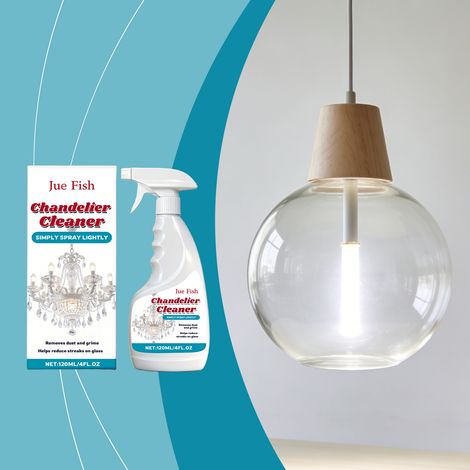 Chandelier cleaning spray cleans surface dust and grease, suitable for daily light fixture care -- 120ml (1/5)