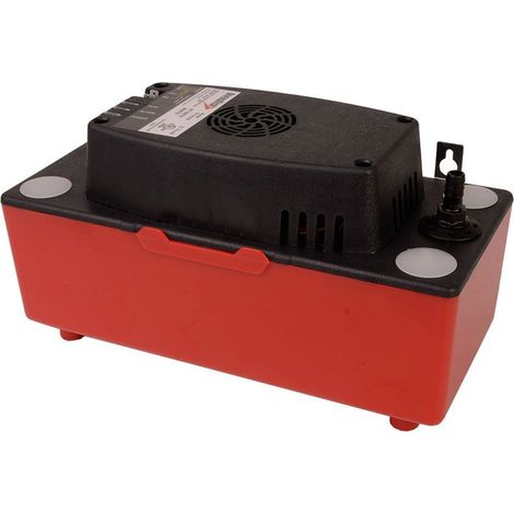 Diversitech RedBox - Pompe à condensat - 2 L - Hauteur de refoulement : 4,6 m - Contact d'alarme - Prise appropriée pour de nombreux fabricants