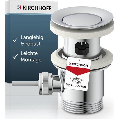 Exzentergarnitur, Chrom, 1 1/4", für Waschtisch (1/5)