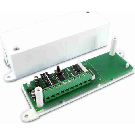 Concentratore a 4 ingressi cablati con connettore per 4 uscite elettroniche