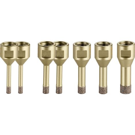 Metabo Fliesen-Diamantbohrkronen-Set Dry, 7-tlg., M 14 (2 x Ø 6, 2 x 8, 1x 10, 1x 12, 1x 14 mm) (1/3)