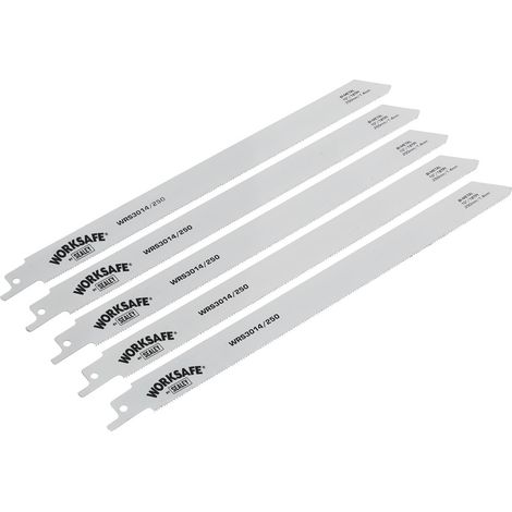 Sealey Worksafe® Reciprocating Saw Blade for Metal 250mm 18tpi - Pack of 5 WRS3014/250