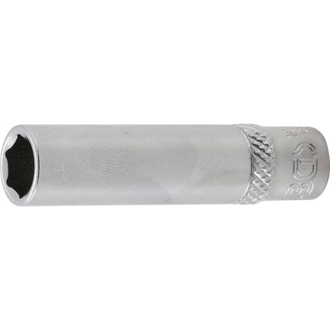 Llave de vaso hexagonal, larga  entrada 6,3 mm (1/4")  8 mm