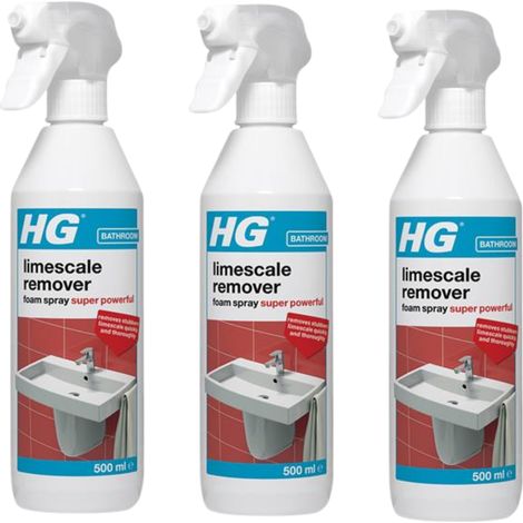 HG Limescale Remover Spray Super 500ml - Pack of 3 (1/2)