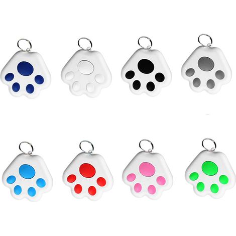 Kaelt - 1pc traqueur GPS, mini localisateur de suivi GPS, portable Bluetooth intelligent anti-perte détecteur de dispositif sans fil sac à bagages pour enfants ensemble pour animaux de compagnie-rouge (1/4)
