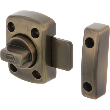 Goupille De Jante  Idéal Pour Les Portes Intérieures En Bois Fermeture Cylindrique Rotative Loquet Pour Salle De Bain, Chambre Ou Bureau  Boulon De Sécurité (1/5)