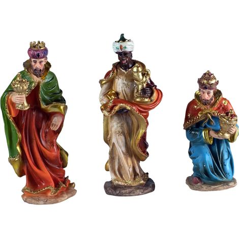Set 3 Re Magi in resina H20 cm (1/2)
