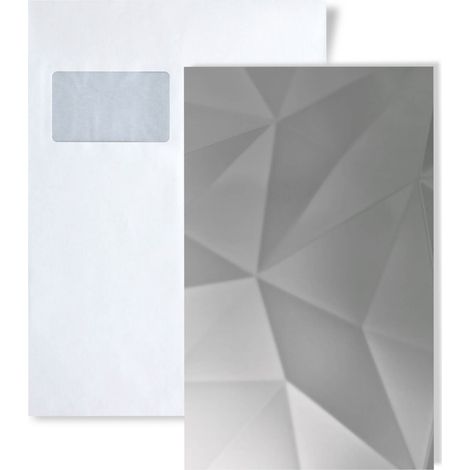 1 SAMPLE PIECE S-30949 WallFace DIAMOND SilverSTRUCTURE Collection  Wall panel SAMPLE in DIN A5 size