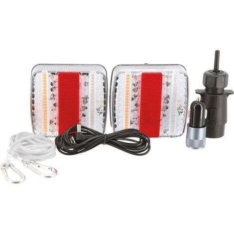Coffret de 2 lanternes feu led magnétiques wifi sans fil