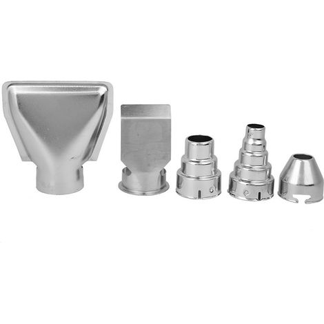 Accessoires de Soudage pour Souffleur Thermo : 5 Embouts de Souffleur à Air Chaud en Acier Inoxydable avec Différents Formats (1/5)