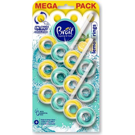 Bloc WC BRAI 2 phases Anneaux Citron 3 x 40 g