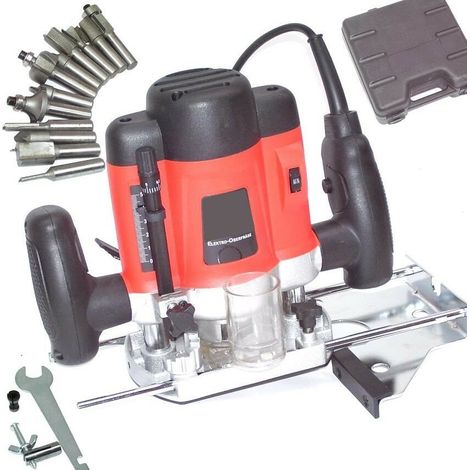Oberfräse 1300W Fräse Tischfräsmaschine 55692 Fräsmaschine mit Fräser Koffer (1/5)