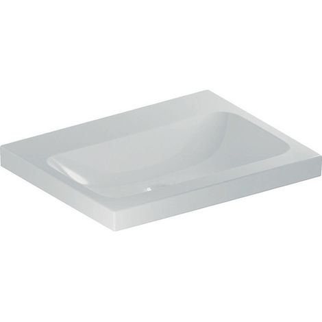 Geberit iCon Light lavabo, 60 cm x 48 cm, sin agujero para grifo, (1/4)