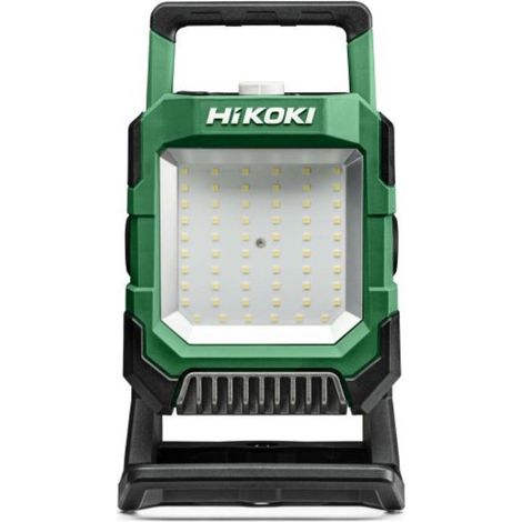 Hikoki – Projecteur portatif 18V – Flux lumineux 700-4000 lm – IP65 étanche – Port USB 5V – Autonomie 3h à 4000 lm