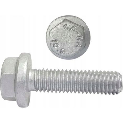 Tornillo de brida M16x35 clase 10.9 galvanizado DIN6921 (1/5)