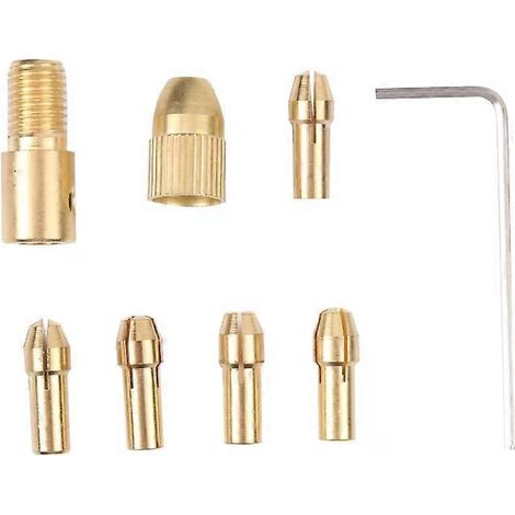 Mini mandrin de serrage DIY - Pince de fixation pour mandrin de perçage 8 en 1 par (1/5)