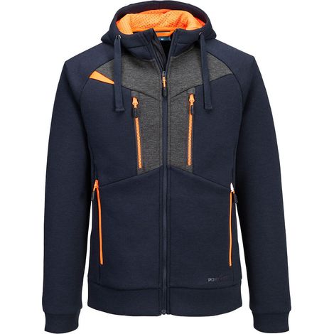 Sweat à Capuche Zippé Dx4 - Taille Xxl - Marine Foncé - Portwest