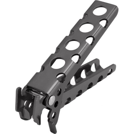 Pinces de maintien pour casseroles et bols chauds, en alliage d'aluminium anti-brûlure, support portable pour ustensiles de cuisine, idéal pour le camping (gris)