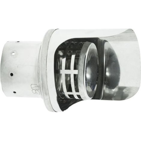 Fumaiolo gas innesto f femmina, diametro 80mm (1/2)