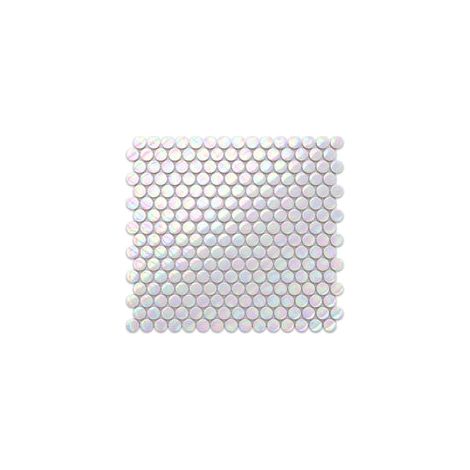 Ilcom mosaico in ceramica su rete per bagno e cucina  29.3cm x 31.7cm - Rainbow bubbles (1/4)