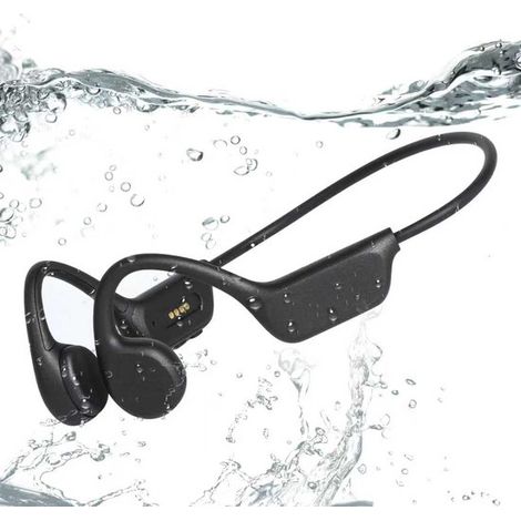 Knochenschall-Schwimmkopfhörer, IPX8 wasserdicht, kabelloses Bluetooth 5.4 Open-Headset mit 32-GB-MP3-Player zum Schwimmen und Laufen (1/5)