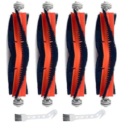 Accessoires pour robots aspirateurs Mijia 1C, 1T et 2C : brosse principale amovible, brosse �� rouleau tout-en-un Mijia 1S et 2S.