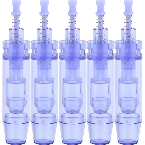 5 pièces Cartouches Micro-aiguilles Électriques Nano Carrées pour Soins Peau, Cils et Lèvres (1/5)