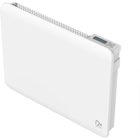 Radiateur à inertie céramique 1000W 744110 – Chaleur douce et basse consommation – Dimensions 60 x 10,5 x 50 cm – Pour surface jusqu'à 10m² – Drexon (1/2)