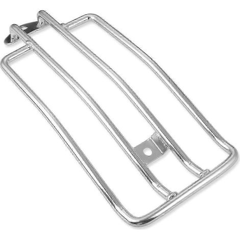 Porte-bagages de selle solo moto 25-26 280 mm (11 pouces), support en acier chromé, compatible avec Harley Davidson XL (1985-2003). (1/3)