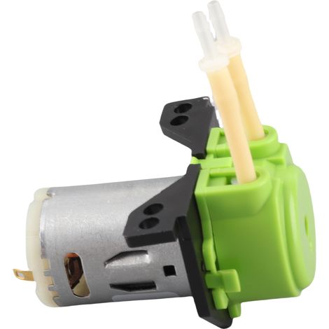 Petite pompe doseuse péristaltique avec tuyau et tête de pompe pour aquarium et laboratoire. (1/5)