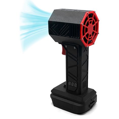 Ventilador portátil de chorro de alto empuje de 1000 g, motor sin escobillas de 50 mm, ventilador turbo con conducto de alta potencia, soplador de polvo portátil, herramienta de limpieza de teclados (1/5)