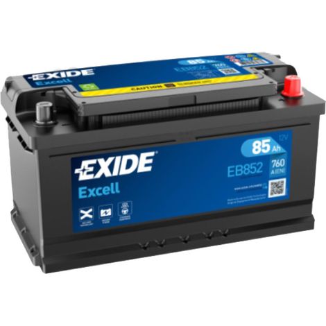 Batería de coche Tudor 85Ah EB852 Exide
