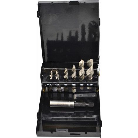 Awtools Juego de Brocas Metal Acero Rápido HSS