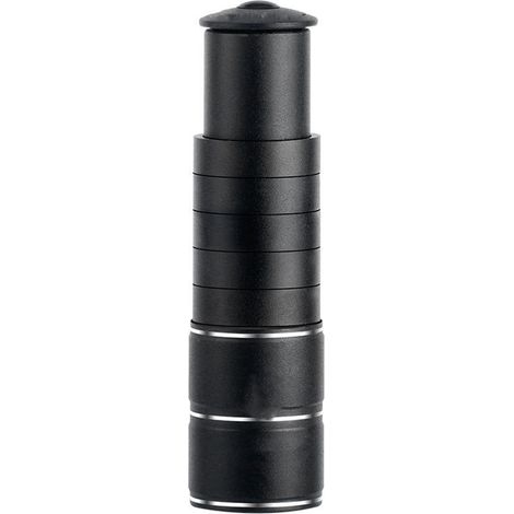 Guidon de vélo réhausseur potence en alliage d'aluminium réglable adaptateur tête haute pour VTT vélo de route rallonge noir (1/5)