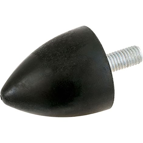 Butée d'arrêt RS PRO M10 Ø 70mm capacité 374kg en Caoutchouc ( Prix pour 1 )