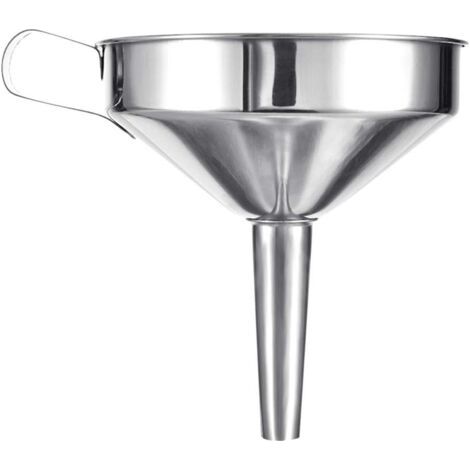 INOX-Trichter für Marmelade, Küchenfilter, Filtertrichter, INOX-Küchentrichter mit Filter zum Kochen, Umfüllen von Flüssigkeiten, ätherischen Ölen und Pulver (1/5)
