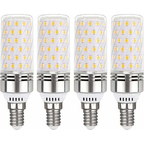 Ampoule E14 LED 12W Blanc Froid 6000K, 1450LM, Équivalent Halogène E14 100W, 360° Lumiere, AC 220V, Ampoule E14 LED pour Éclairage Intérieur, non-dimmable, lot de 4 (1/5)