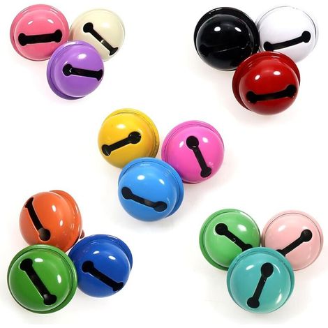 Lot de 15 petites cloches décoratives en métal (couleurs aléatoires) (1/5)