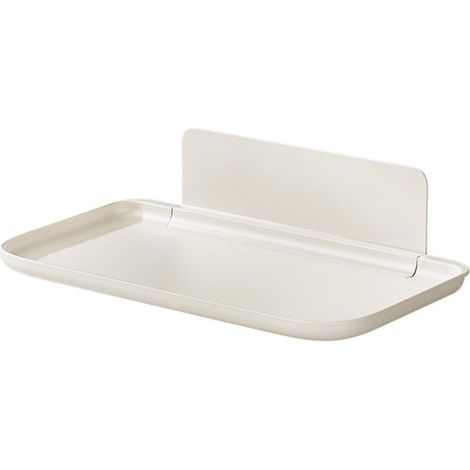 Étagère murale - Étagère de rangement - Étagère murale pliable - Étagère en ABS auto-adhésive sans perçage - Pour salle de bain, cuisine et chambre - 1 pièce - Petite (1/5)