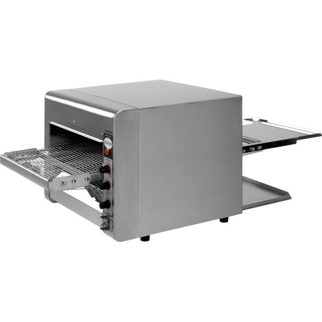 Four à Convoyeur - Pizza et Pain - Vitesse Variable - 260°C - 3.6 kW - Acier Inoxydable - GERRIT - Saro