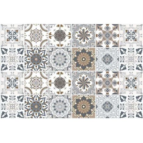 Carreaux muraux autocollants 20x20 cm en PVC imitation brique – 24 unités, style industriel pour crédence cuisine ou salle de bain