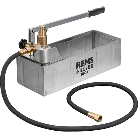 Rems Hand-Druckprüfpumpe mit Manometer Push INOX, p d 6 MPa/60 bar/870 psi (1/3)
