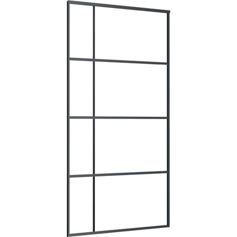 Maison Exclusive - Schiebetür ESG Glas und Aluminium mattiert 102