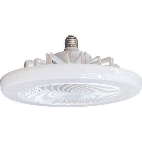 Ventilateurs de Plafond avec Lumières et Télécommande, Ventilateur Encastré, Moderne Sans Pales à Profil Bas pour Chambre Coucher (1/4)